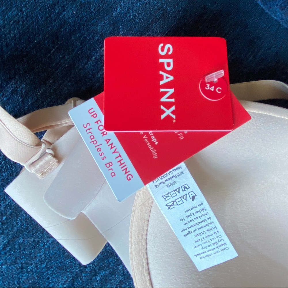 Brand New Spanx Up For Anything Strapless bra 34C